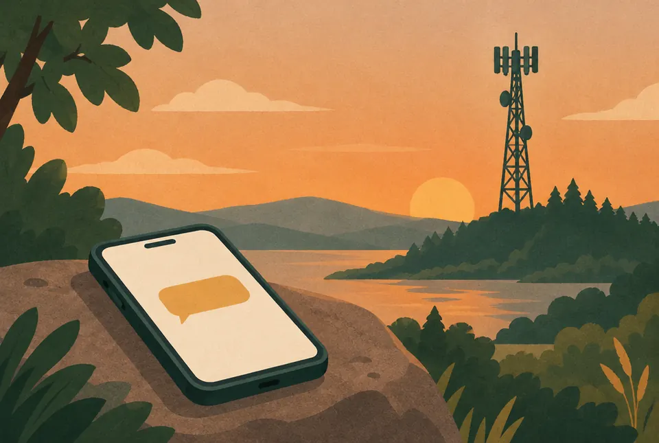 Illustration: Bei Netzstau: schreiben statt anrufen