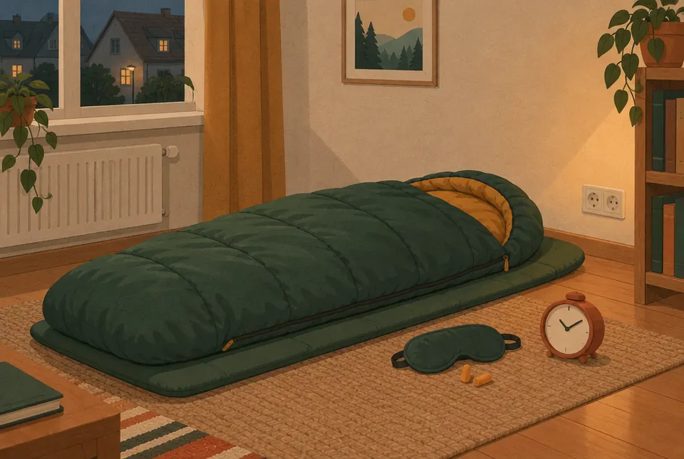 Illustration: Schlafen, wenn alles durcheinander ist